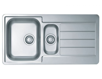 Кухонная мойка Alveus Line 10 1064281, в комплекте с сифоном сталь