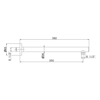 Круглая настенная насадка для душа OLE Kerama Marazzi золотой атласный 27670KM.M0.071