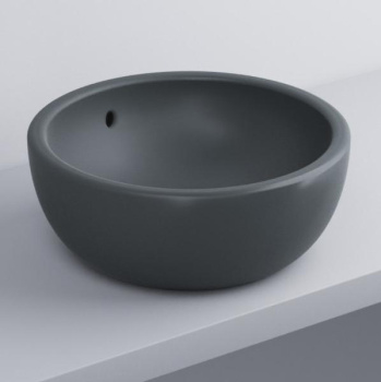 Раковина накладная Cielo Shui SHBA BA 42 см черный