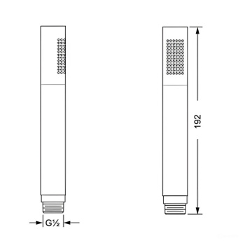 Душевая лейка Jorger 649.13.361.000 chrome