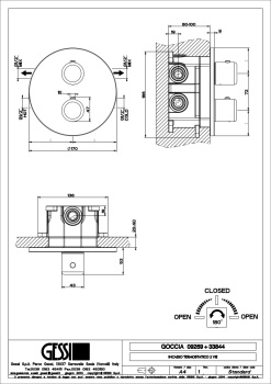 Смеситель для душа Gessi Goccia 33844.279 Matte White