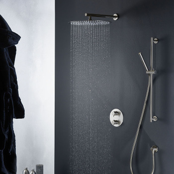 Смеситель для душа термостат Newform X-steel 316 с переключателем до 5 источников, для 31061/31020/27888/27889, INOX 69663EX.50.050