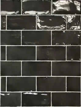 Плитка EQUIPE Manacor Black 7.5x15 26906