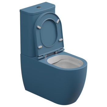 Чаша напольного унитаза GSG Ceramic Design Like White/Denim Matt LKMBLBI000/027P