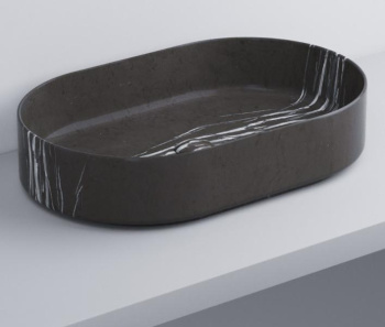 Раковина накладная Cielo Shui Comfort SHCOLAO60- GS 60 см серый