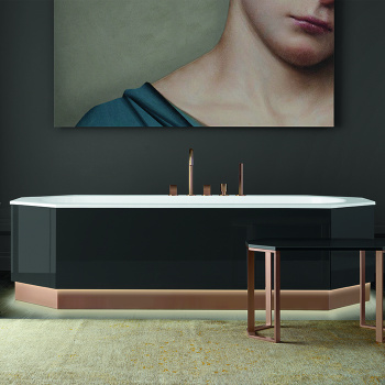 Ванна из искусственного камня Milldue Dandy 195x90 7775.133.331.LED.Dx