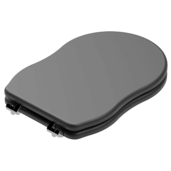 Крышка с сиденьем для подвесного унитаза с микролифтом GSG Ceramic Design Time TICOPRCCCR003 черный матовый