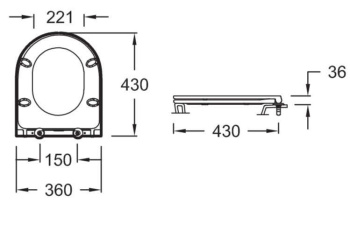 Унитаз c инсталляцией Jacob Delafon Rodin+ E21750RU-CP