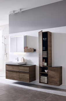 Тумба Geberit Smyle Square 36 500.358.JR.1 подвесная Пекан