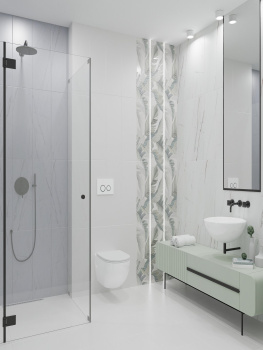 Керамическая плитка Eletto Ceramica Foresta Ivory 24.2x70 см 00-00108470