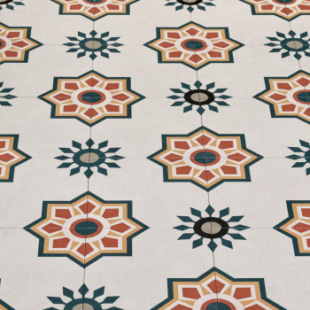 Керамогранит Motto Levels White Decor 1019 20x20 см N100084