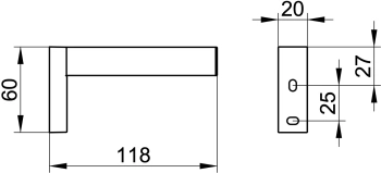 Держатель для запасных рулонов Keuco Edition 90 19163010000 хром