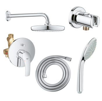 Душевой комплект Grohe Eurosmart New 124440 с внутренней частью