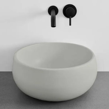 Раковина накладная Cielo Le Bacinelle BATO30 PM 30 см серый