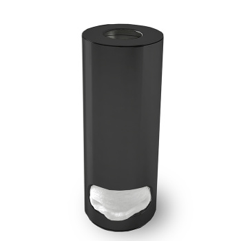 3SC Metal Tonda Контейнер для ватных дисков, настольный, цвет: черный матовый MET47ANO