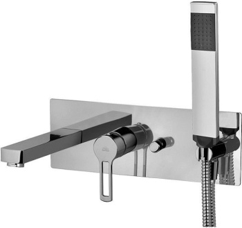 Смеситель для ванны с душем Paffoni Ringo RIN001CR (с внутренней частью)