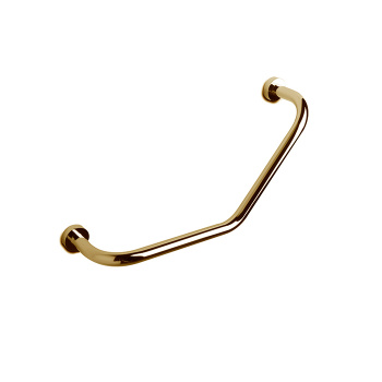 3SC Hotel Поручень 45х11хh24см с мыльницей-сеткой, цвет: золото 24к. Lucido HO88GD