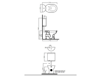 Унитаз напольный Hatria Dolcevita YXXP01