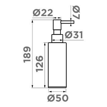 Дозатор Omoikiri OM-06-LG светлое золото 4995094
