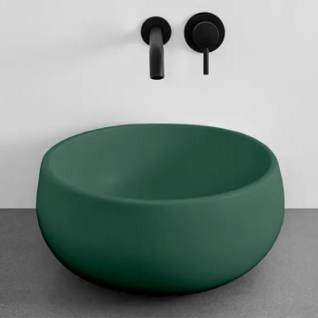 Раковина накладная Cielo Le Bacinelle BATO30 MU 30 см зеленый