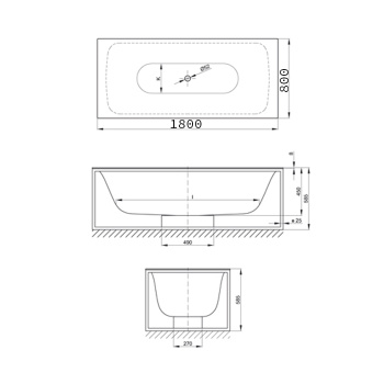 Слив с функцией перелива Bette Sensory B631-901cr