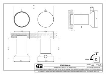 Смеситель для ванны Gessi Origini 66132.708 Copper Brushed PVD