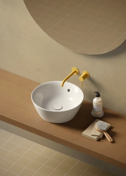 Раковина Ø42 h16 Catalano Italy накладная Bianco lucido 0723420001