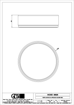Мыльница Gessi Inciso 58526.299 Matte Black