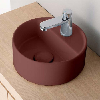 Раковина накладная Cielo Les Petites LPLAT CO 28 см красный