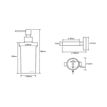 Настенный дозатор для жидкого мыла Bemeta Trend-I 104109018h жёлтый