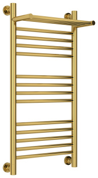 Полотенцесушитель водяной Сунержа Богема с полкой+ 800х400 03-0223-8040 золото