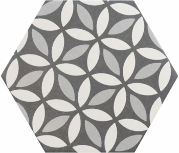 Керамогранит EQUIPE Harmony Hexatile B&W 17,5x20 21357