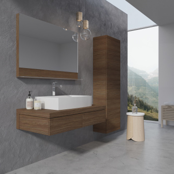 Шкаф боковой Ravak SB Formy 460 орех X000001262