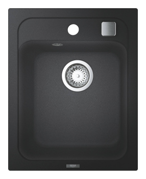 Мойка GROHE K700 с одной чашей, 400 x 500 мм, черный гранит 31650AP0