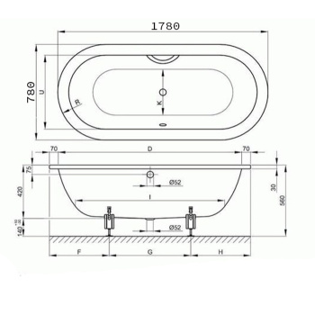 Стальная ванна Bette Starlet 178x78 8774-000