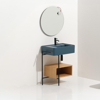 Раковина подвесная Simas Ratio RA75 NAVY MATT 75 см синий