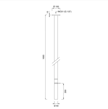 Смеситель для раковины Cea Design Gradi GRA 19 S сталь