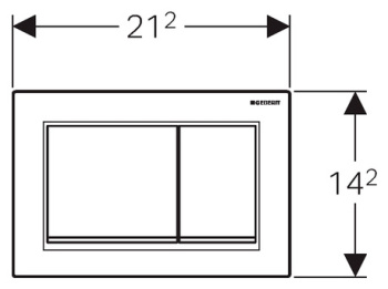 Кнопка смыва Geberit Omega 30 115.080.KH.1