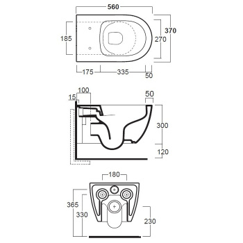Унитаз подвесной Simas Frozen TRV18nero matt черный матовый
