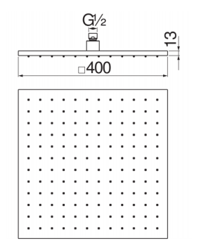Верхний душ Nobili AD139/110CR