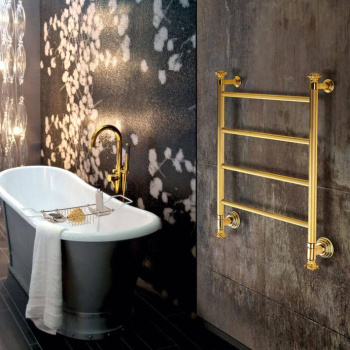 Полотенцесушитель электрический Margaroli Capitelli 2952J5504RNNBL 83x62.5 левый хром