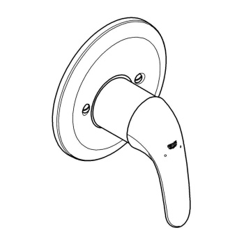 Смеситель Grohe Euroeco 32742000 с внутренней частью для душа