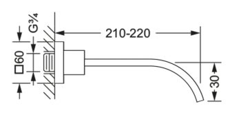 Излив Jorger Empire Royal Crystal 626.11.100.000 chrome