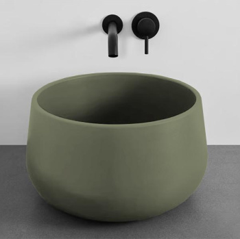 Раковина накладная Cielo Le Bacinelle BATA AL 45 см зеленый