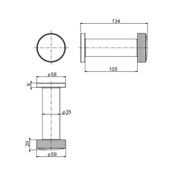 Держатель туалетной бумаги Fima Carlo Frattini Texture Collection дизайн H, без накладки, хром F6105/1HCR