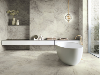 Крупноформатный керамогранит APE XLINING XL Taj Mahal Pearl Soft Rect 120x280 м2