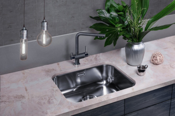 Мойка кухонная Omoikiri Omi 54-U/IF-IN нержавеющая сталь 4993488