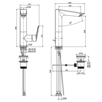 Смеситель для раковины Fima Carlo Frattini Spot F3011FNS.1 черный