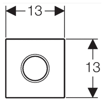Привод бесконтактного смыва Geberit Sigma 01 116.021.21.5 ДЛЯ ПИССУАРА