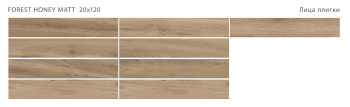 Плитка STAROWOOD Forest Honey 20x120 Matt м2
